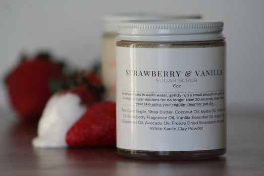 Strawberry & Vanilla Sugar Scrub