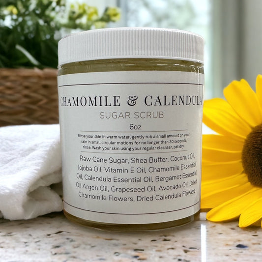 Chamomile & Calendula Sugar Scrub